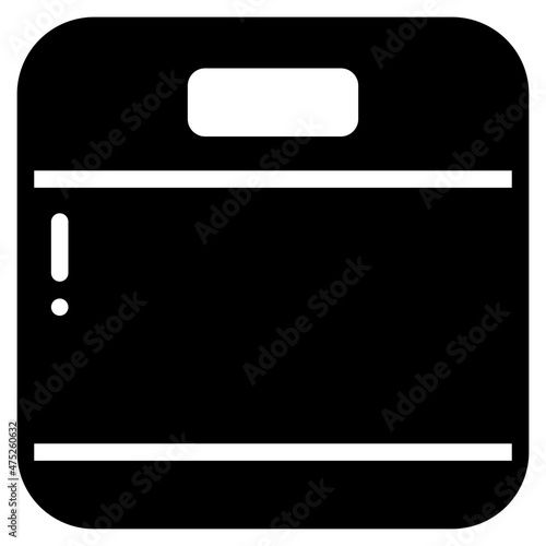 weighing glyph icon
