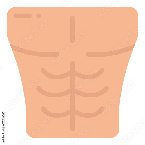 six pack flat icon