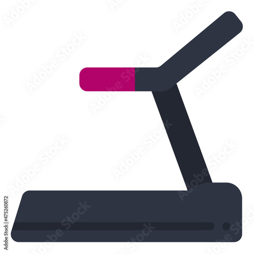 treadmill flat icon