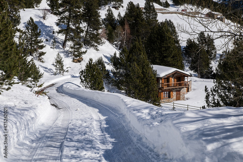 Landscapes of Andorra one of the snowiest places in the Pyrenees © JoseMaria