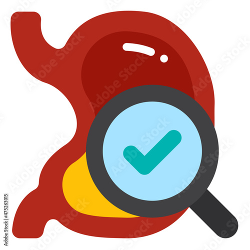 stomach flat icon