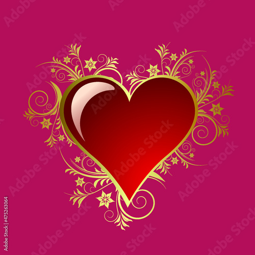 Vector Illustration. Set heart icons, concept of love. hand drawn icons and illustrations for valentines and wedding.