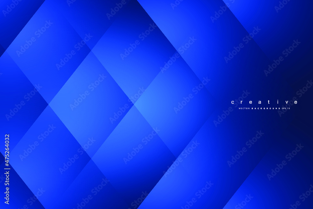 Obraz premium Blue abstract background. Technology blue corporate concept business. Design for your ideas, brochure, banner, presentation, Posters. Eps10 vector illustration.