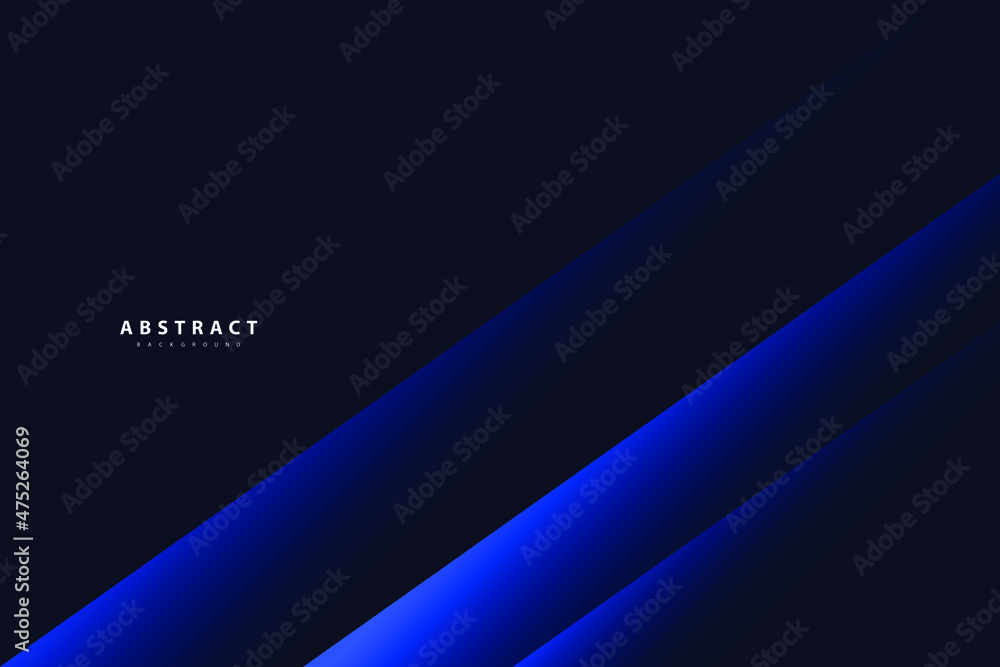 Fototapeta premium Blue abstract background. Technology blue corporate concept business. Design for your ideas, brochure, banner, presentation, Posters. Eps10 vector illustration.
