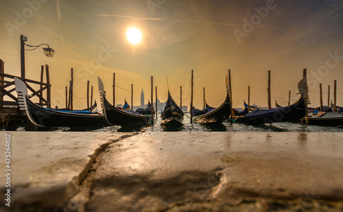Wallpaper Mural Evening of Venecian Gondolas Torontodigital.ca