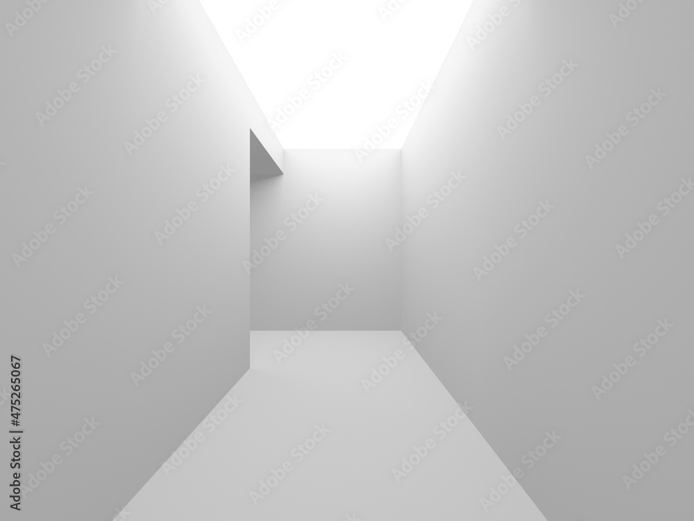 White Modern Background. Abstract Building Concept White Modern Background. Abstract Building Concept