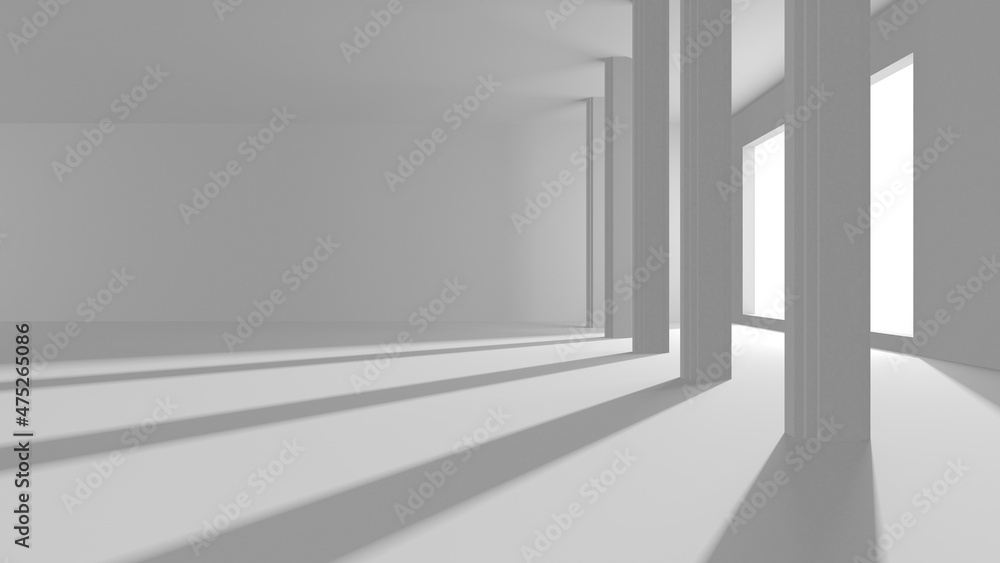 White Modern Background. Abstract Building Concept White Modern Background. Abstract Building Concept