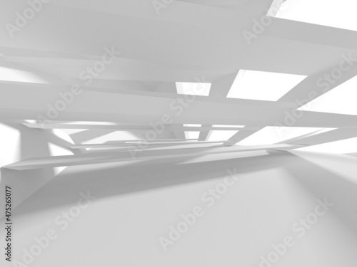 White Modern Background. Abstract Building Concept