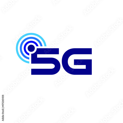 5G internet network vector can be use for icon, sign, logo and etc