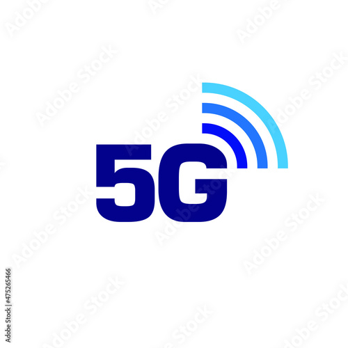 5G internet network vector can be use for icon, sign, logo and etc