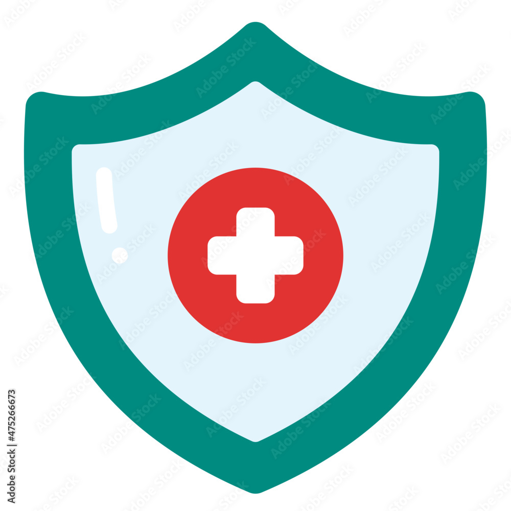 Obraz premium shield flat icon