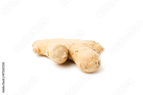 Fresh ginger isolated on white background