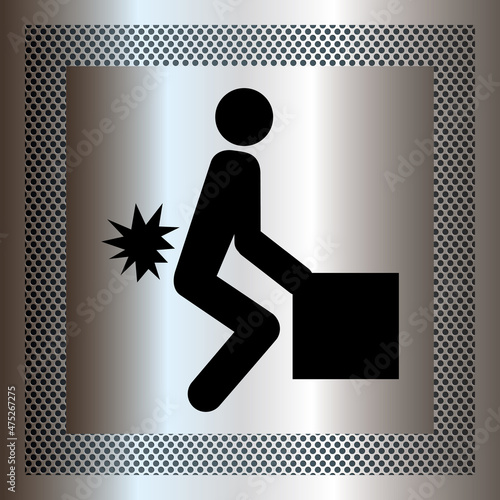 Logo inaptitude au travail.