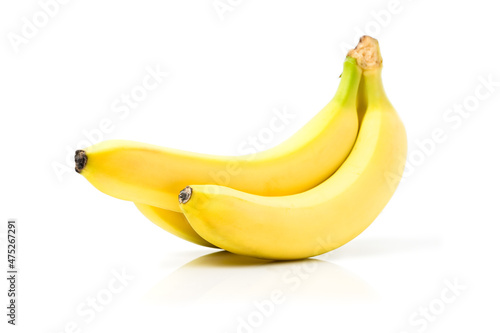 Bananas isolated on white background     