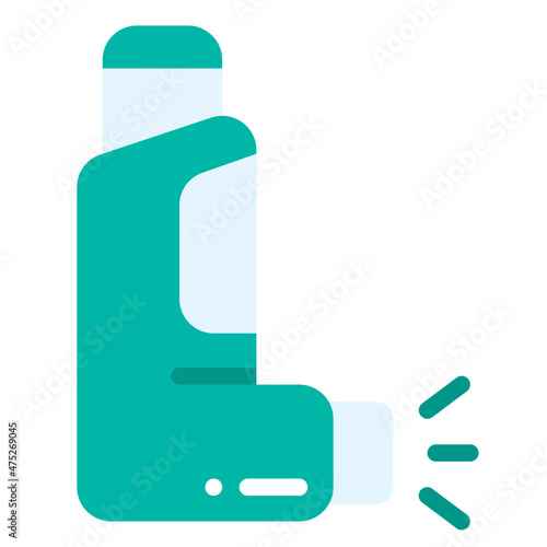 inhaler flat icon