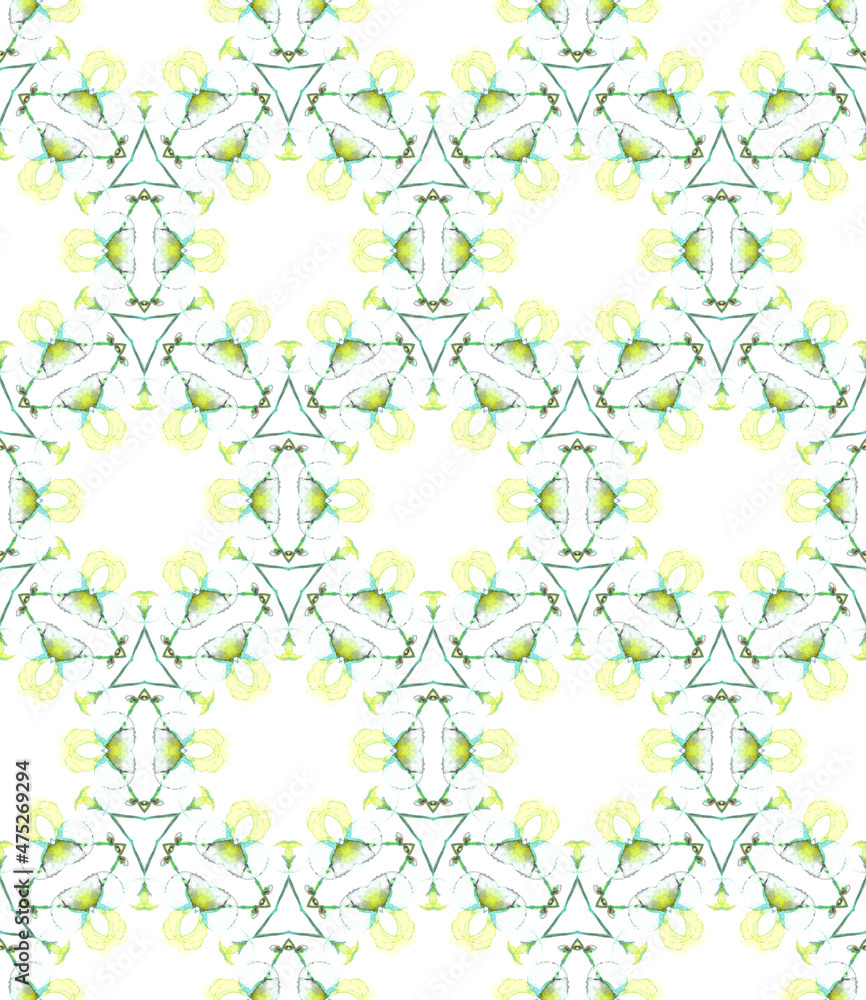 Folk Tribal Print. Geo Seamless pattern. Geometric