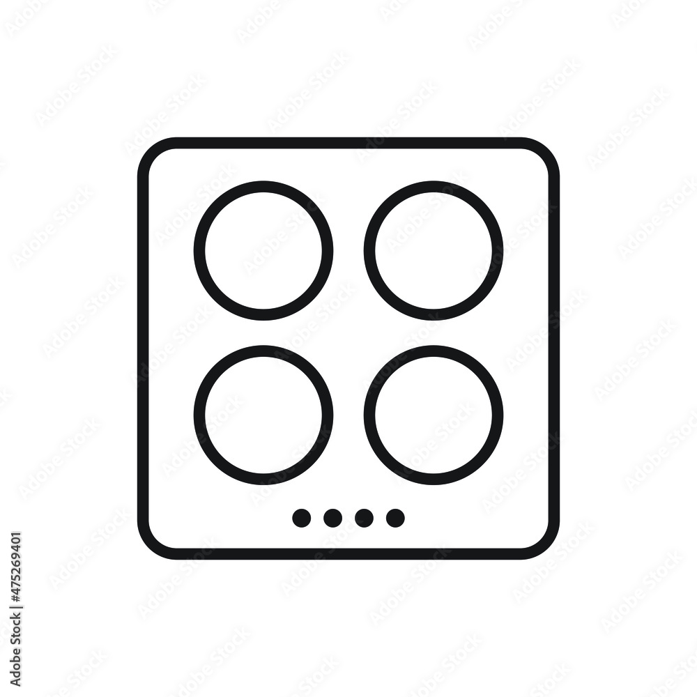 Hob icon design vector illustration Hob icon design vector illustration
