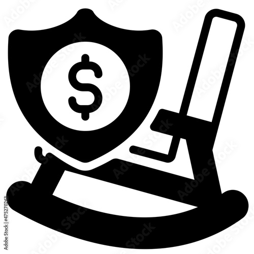 retirement glyph icon