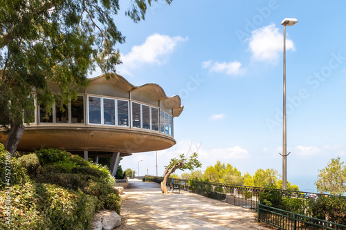 Louis Promenade on Yafe Nof Street, on Mount Carmel in Haifa, in northern Israel photo