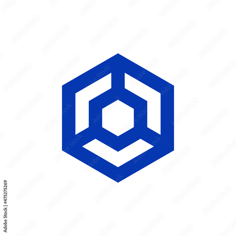 Hexagon Logo can be used for company, icon, sign, and others. Hexagon Logo can be used for company, icon, sign, and others.