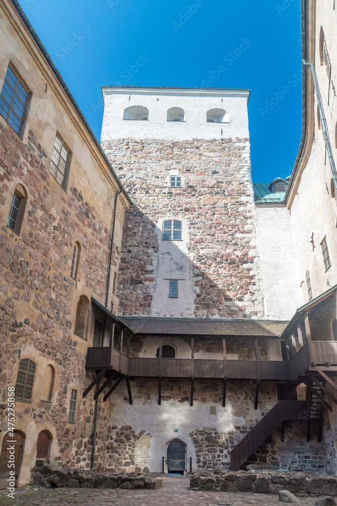 The inside of Turku Castle in Finland. The inside of Turku Castle in Finland.