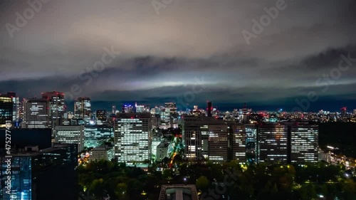 Wallpaper Mural 都市の夜景タイムラプス Torontodigital.ca