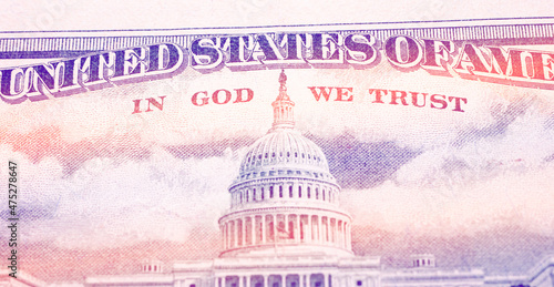 Wallpaper Mural Close up of U.S. Dollar Currency Torontodigital.ca