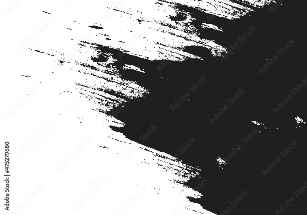 Black grunge brush stroke texture design