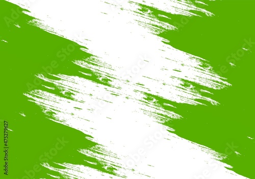 Abstract green grunge brush stroke texture design