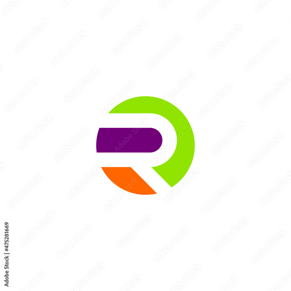 R Logo Simple Design R Logo Simple Design