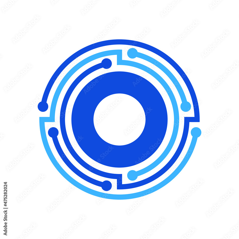 O Digital Logo can be used for company, icon, and others. O Digital Logo can be used for company, icon, and others.
