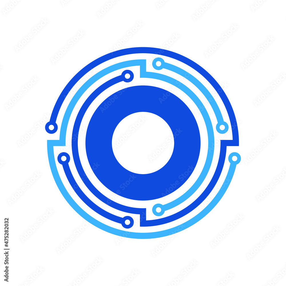 O Digital Logo can be used for company, icon, and others. O Digital Logo can be used for company, icon, and others.