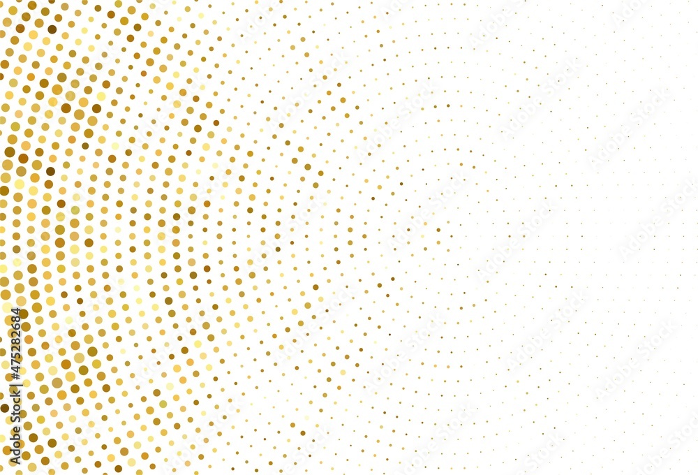 Abstract dotted golden pattern background