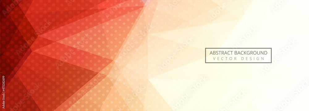 Abstract colorful polygon banner background