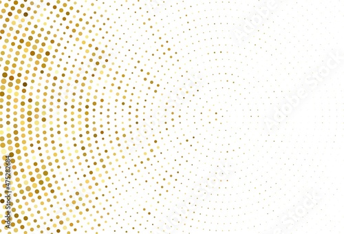 Abstract dotted golden pattern background