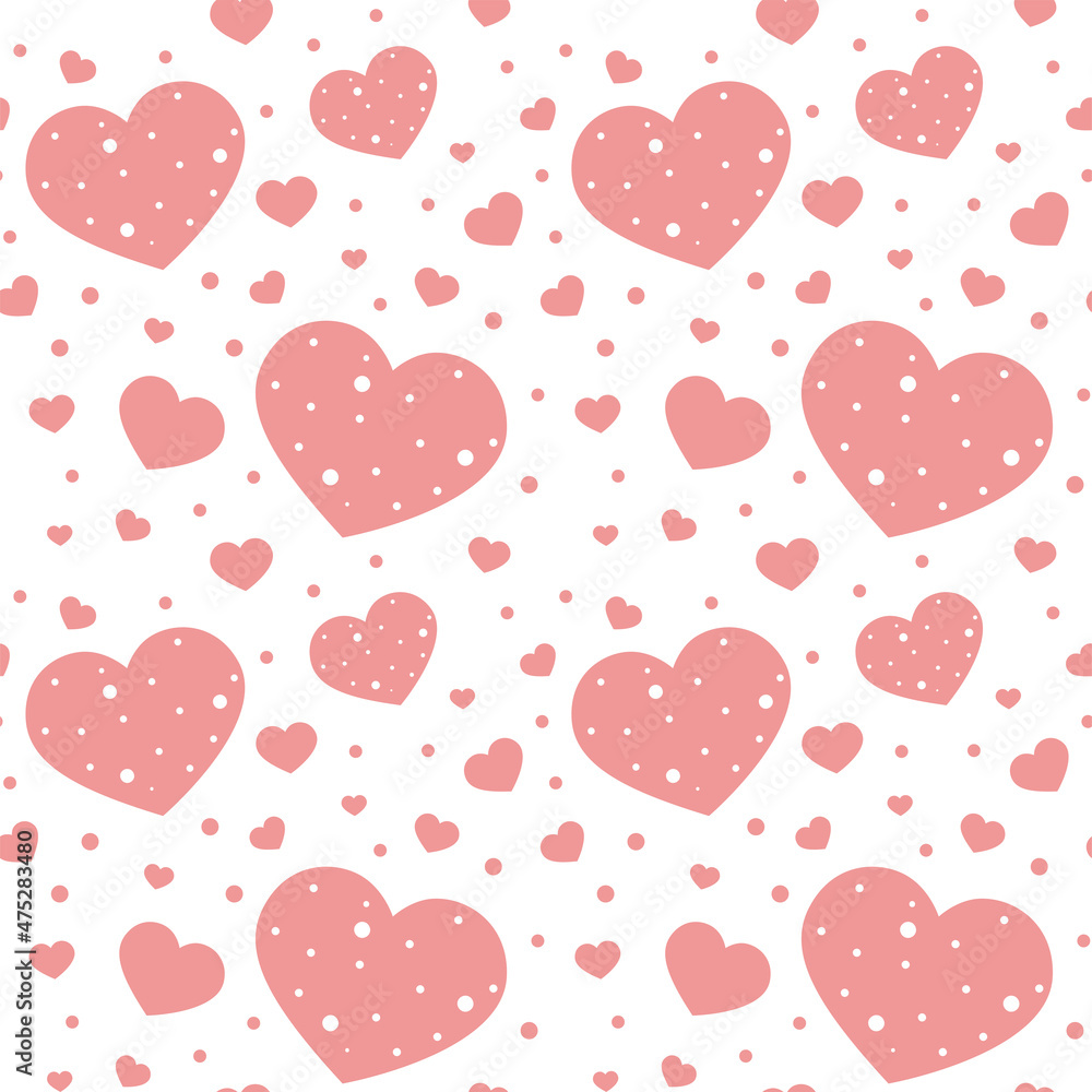 Romantic seamless pattern for Valentine s Day Romantic seamless pattern for Valentine s Day