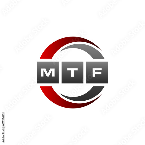 MTF Letter Initial Logo Design Template Vector Illustration photo