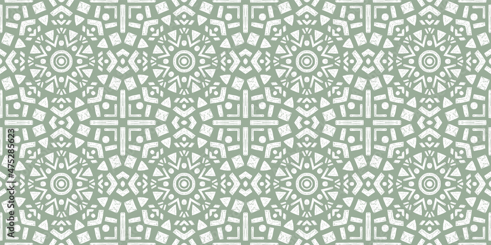 Oriental Pattern - Abstract Endless Vector Background 