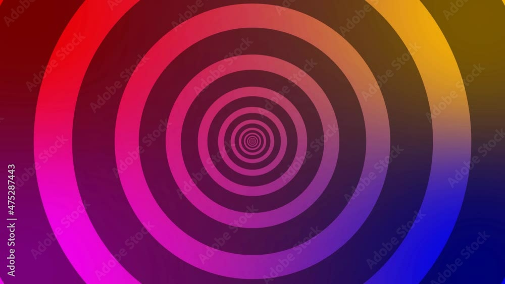 4 color gradient abstract shape circle tunnel 4 color gradient abstract shape circle tunnel