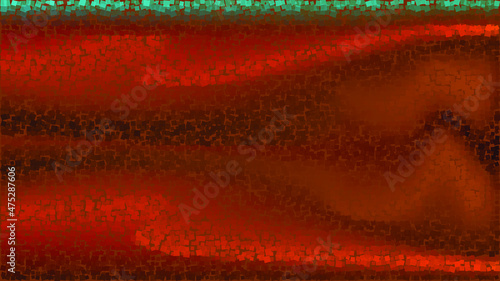 Textured, multicolored, mosaic background.