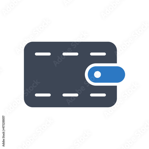 Wallet icon vector graphic