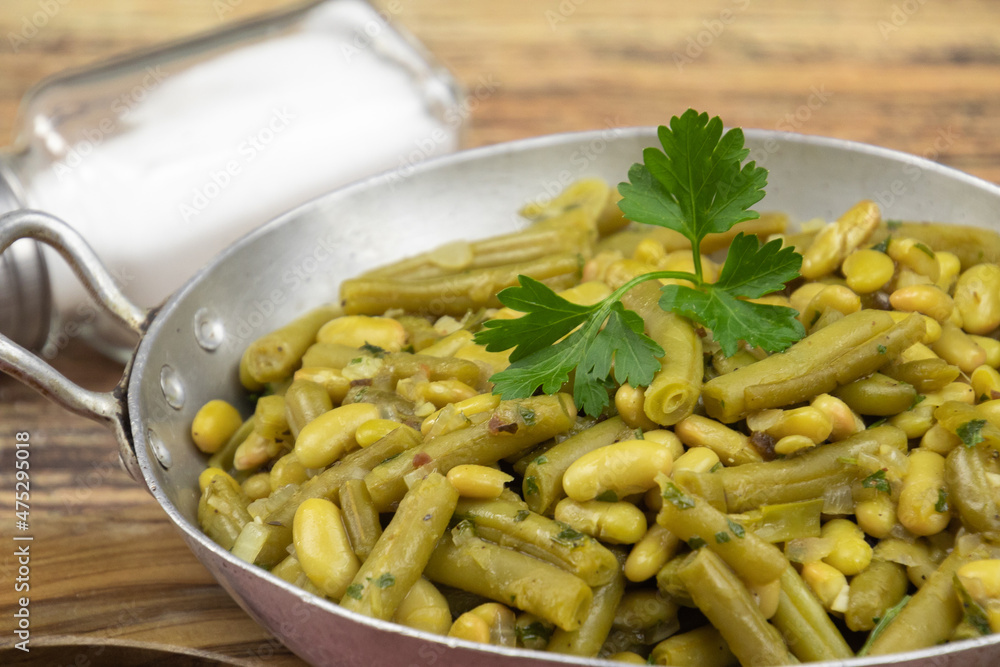 haricots verts à la poêle haricots verts à la poêle
