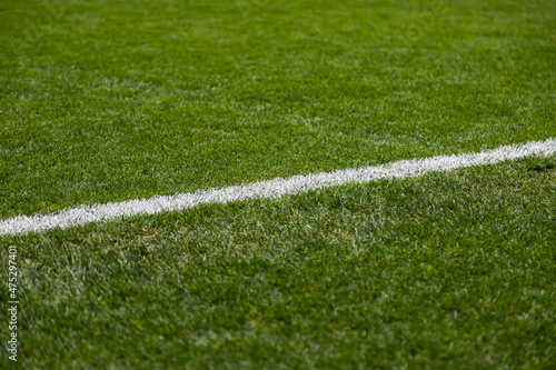Soccer Field Line detail for Backgrounds or Texture