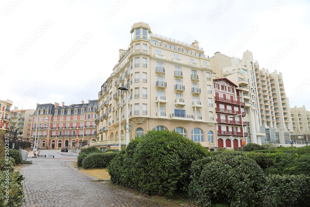 biarritz calle paisaje urbano francia país vasco francés  4M0A9842-as21