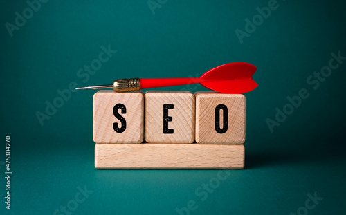 SEO Word , Web Business Concept idea