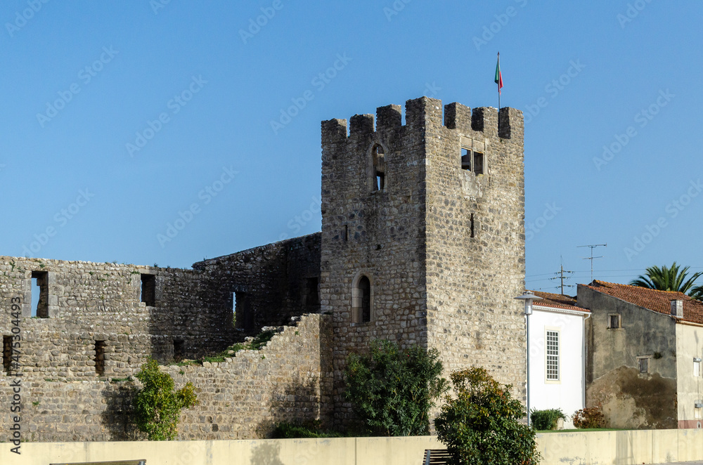 Castle of the medieval village of Soure, central Portugal.