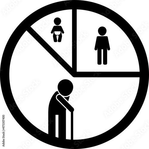aging society icon