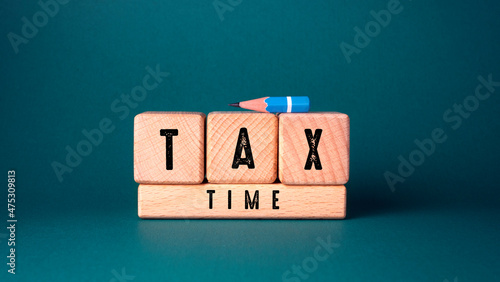 Tax Words , Business Concept idea