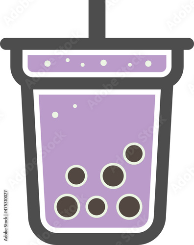 Taro Bubble Milk Tea icon