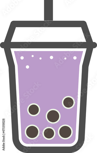 Taro Bubble Milk Tea icon